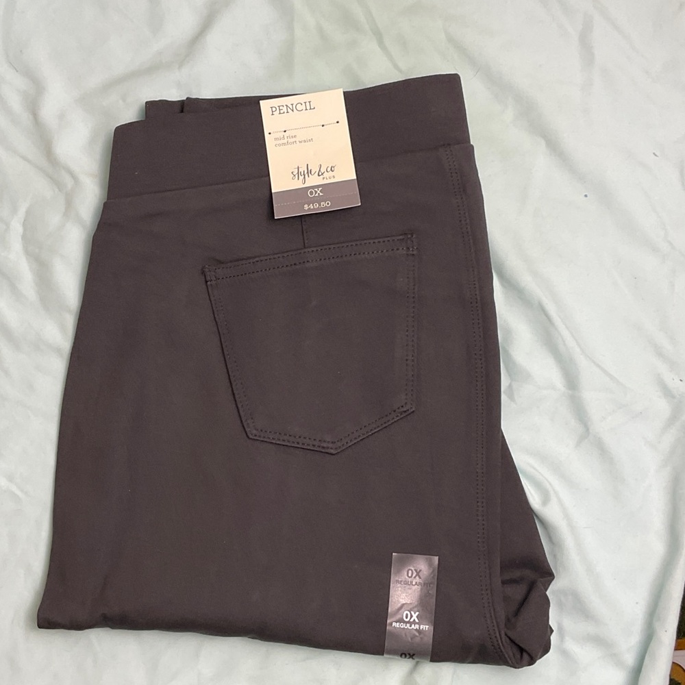 Style & Co. Charcoal Leggings with Pocket